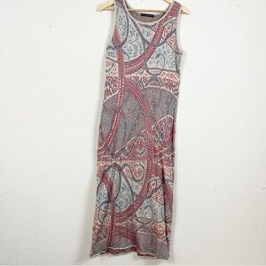 Peruvian Connection Pima Cotton Knit Maxi Dress Size Small
